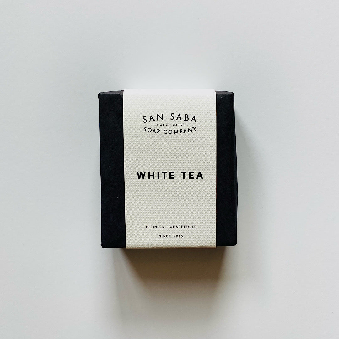 White Tea Peonies Bar Soap