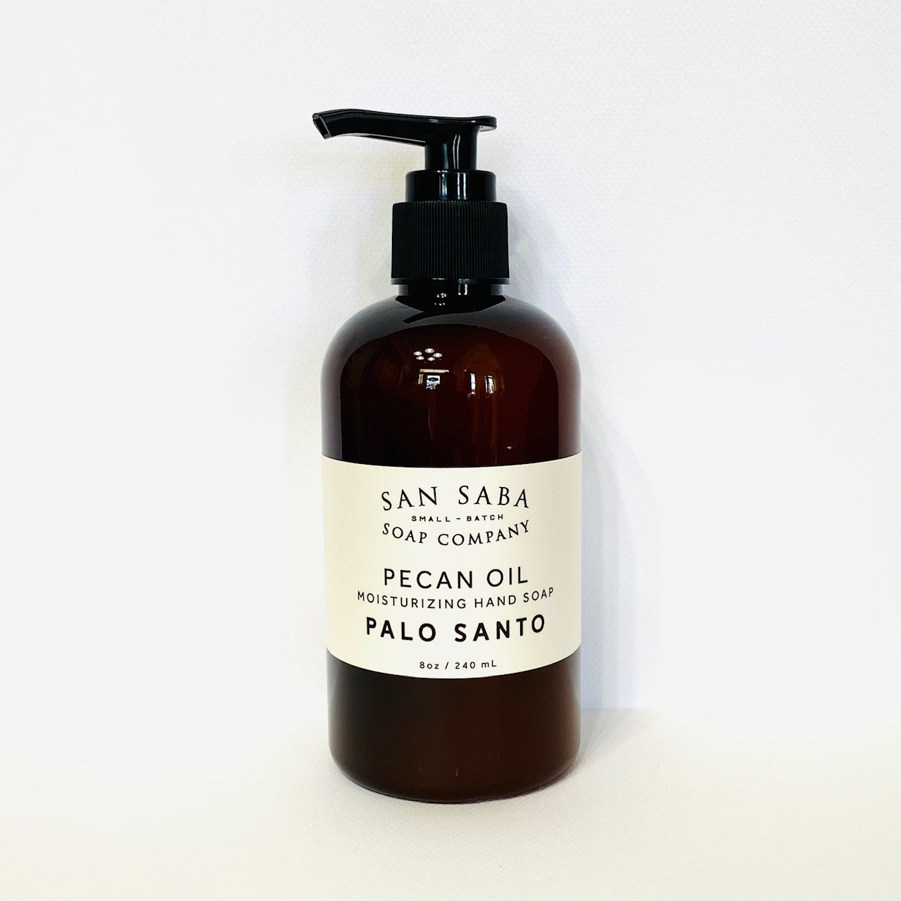 Texas Pecan Oil Hand Soap Palo Santo Honey