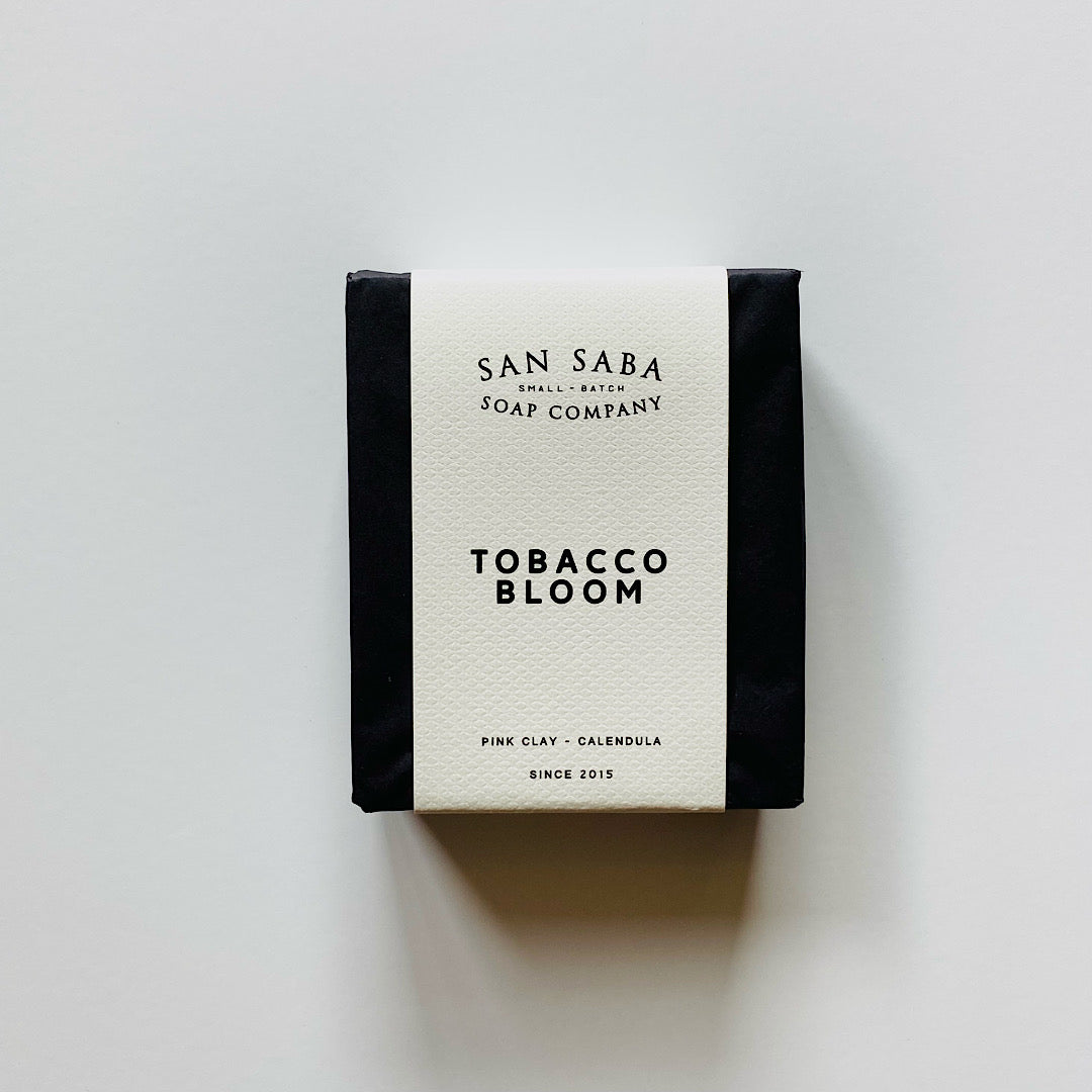 Texas Pecan Oil Pink Clay & Tobacco Bloom Bar Soap